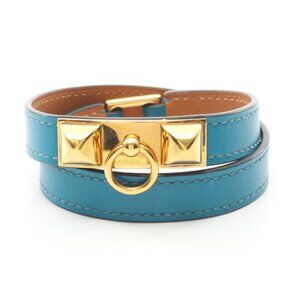 Hermes Bracelet Rival Double Tour Leather GP Bracelet